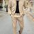 Beige Gessato