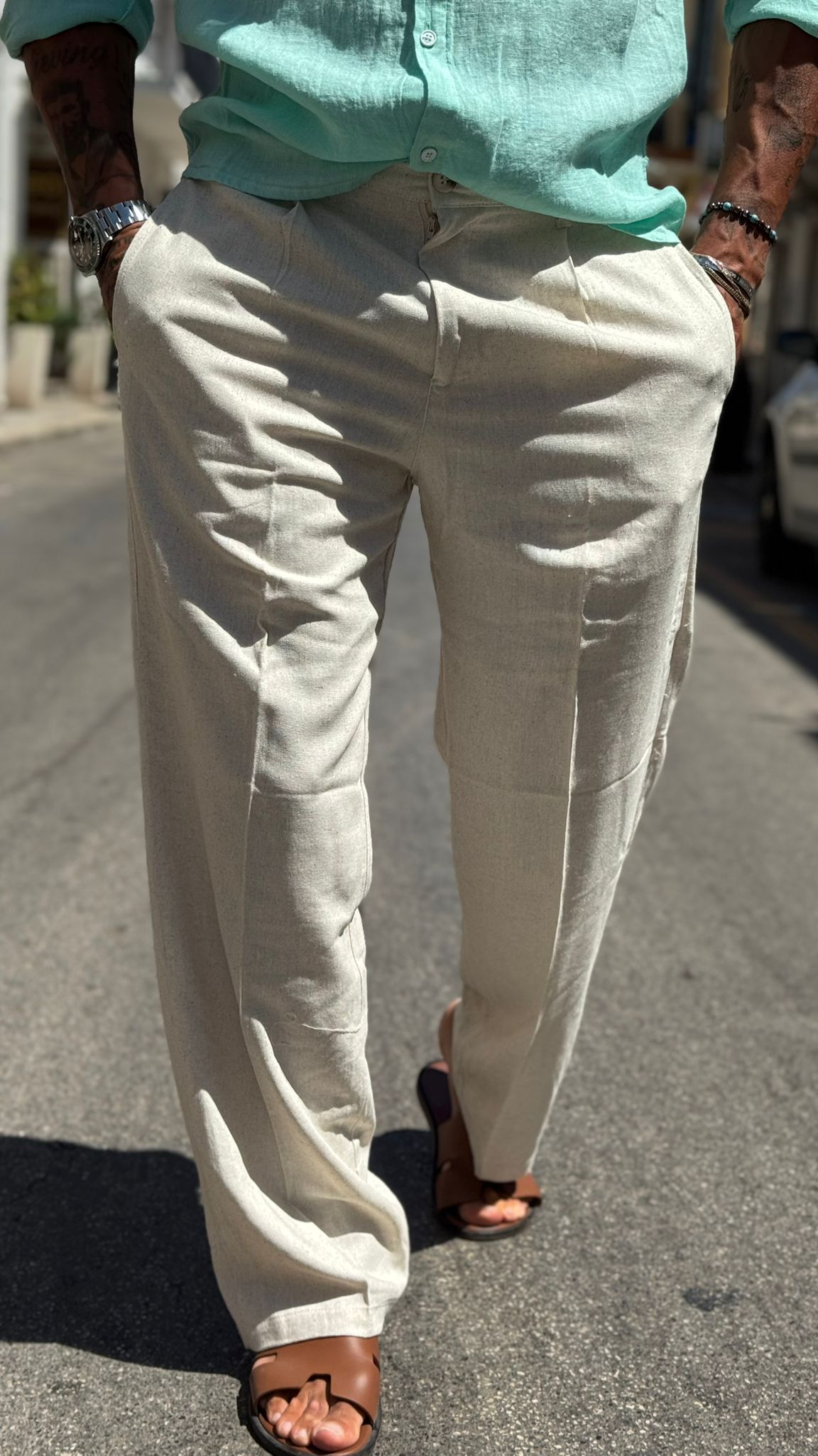 Pantalone in Lino